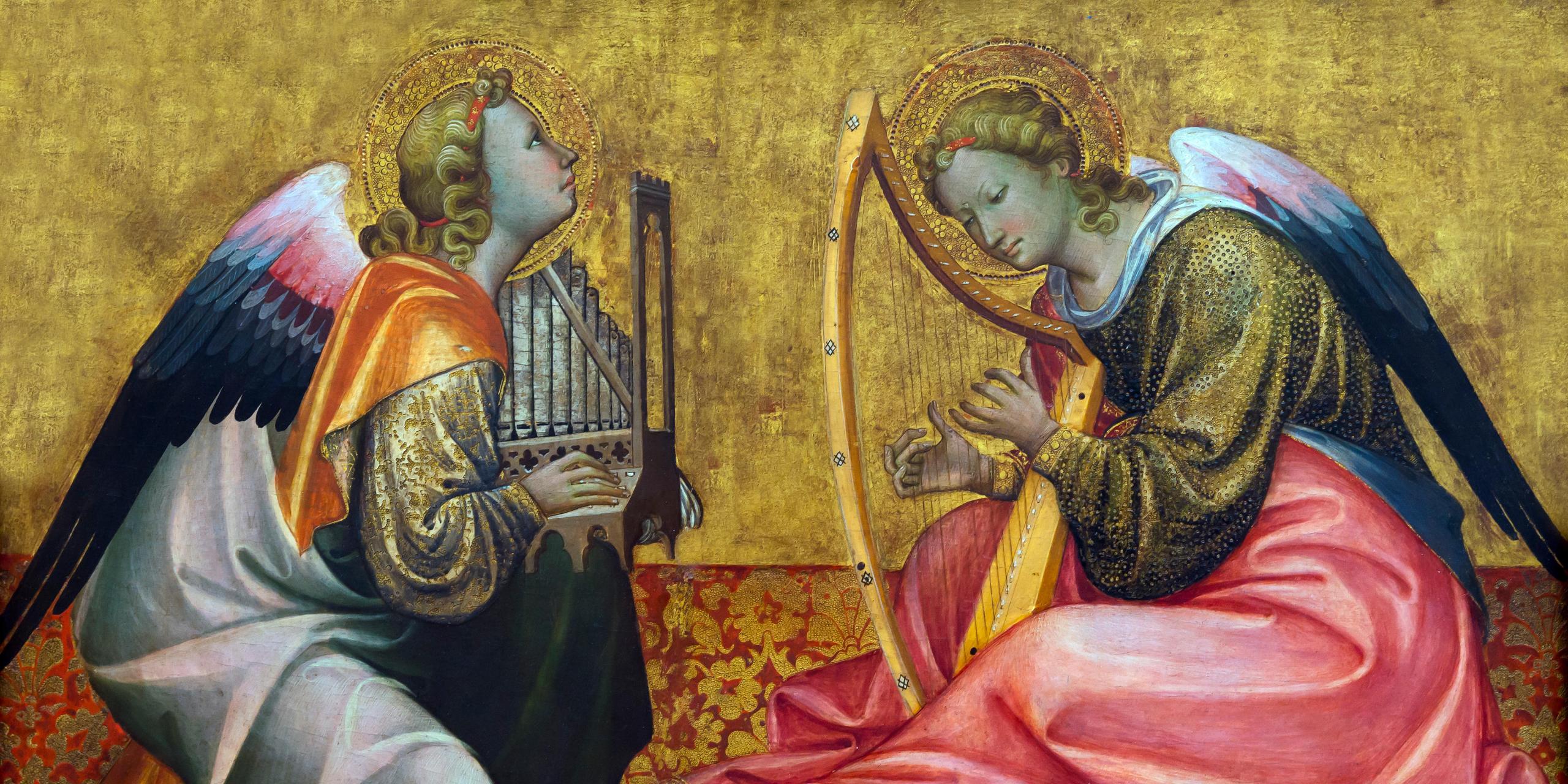 Two Seated Angels