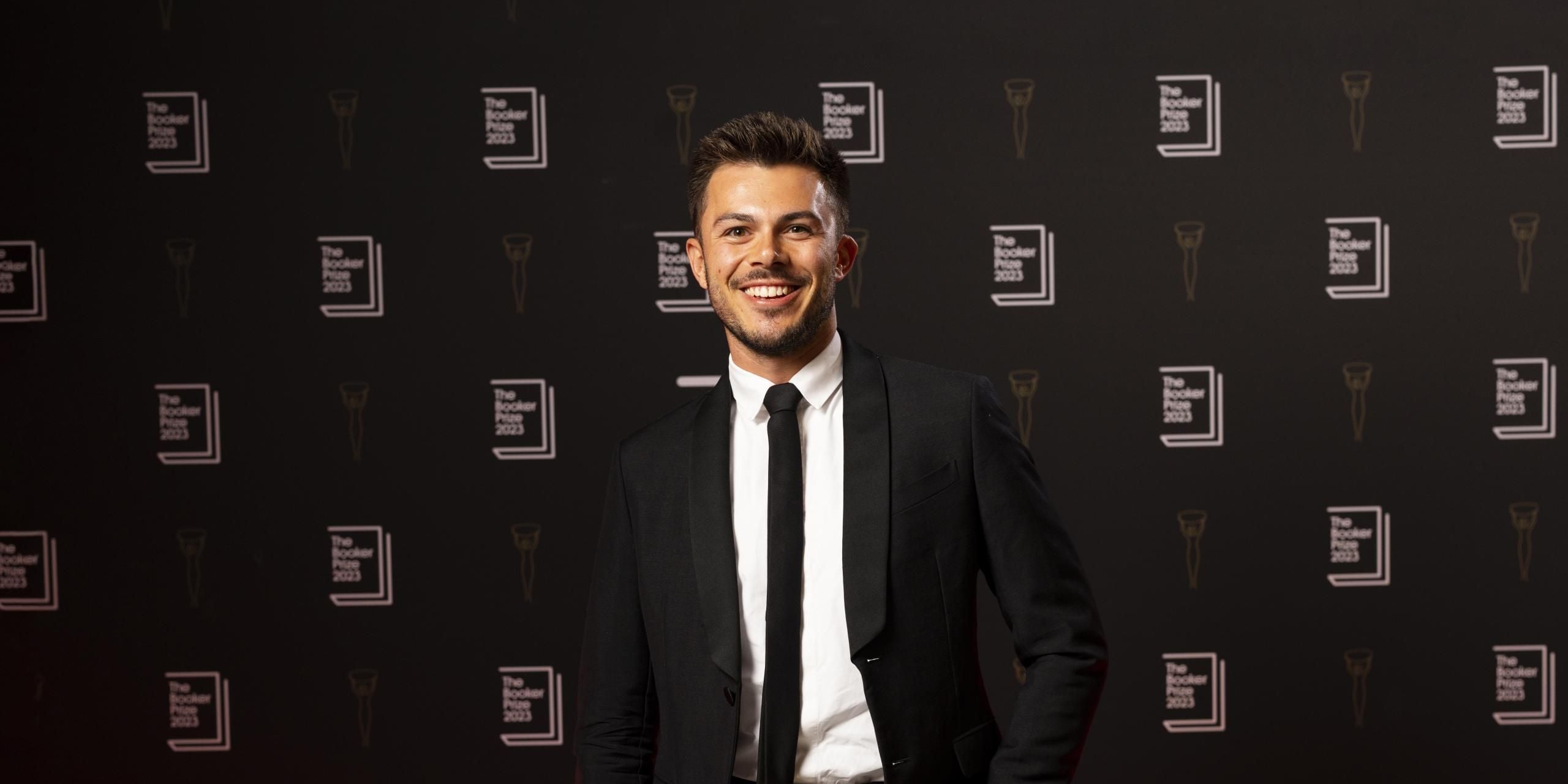 Jack Edwards at the Booker Prize 2023 shortlist event, National Portrait Gallery (NPG) London, 2023 