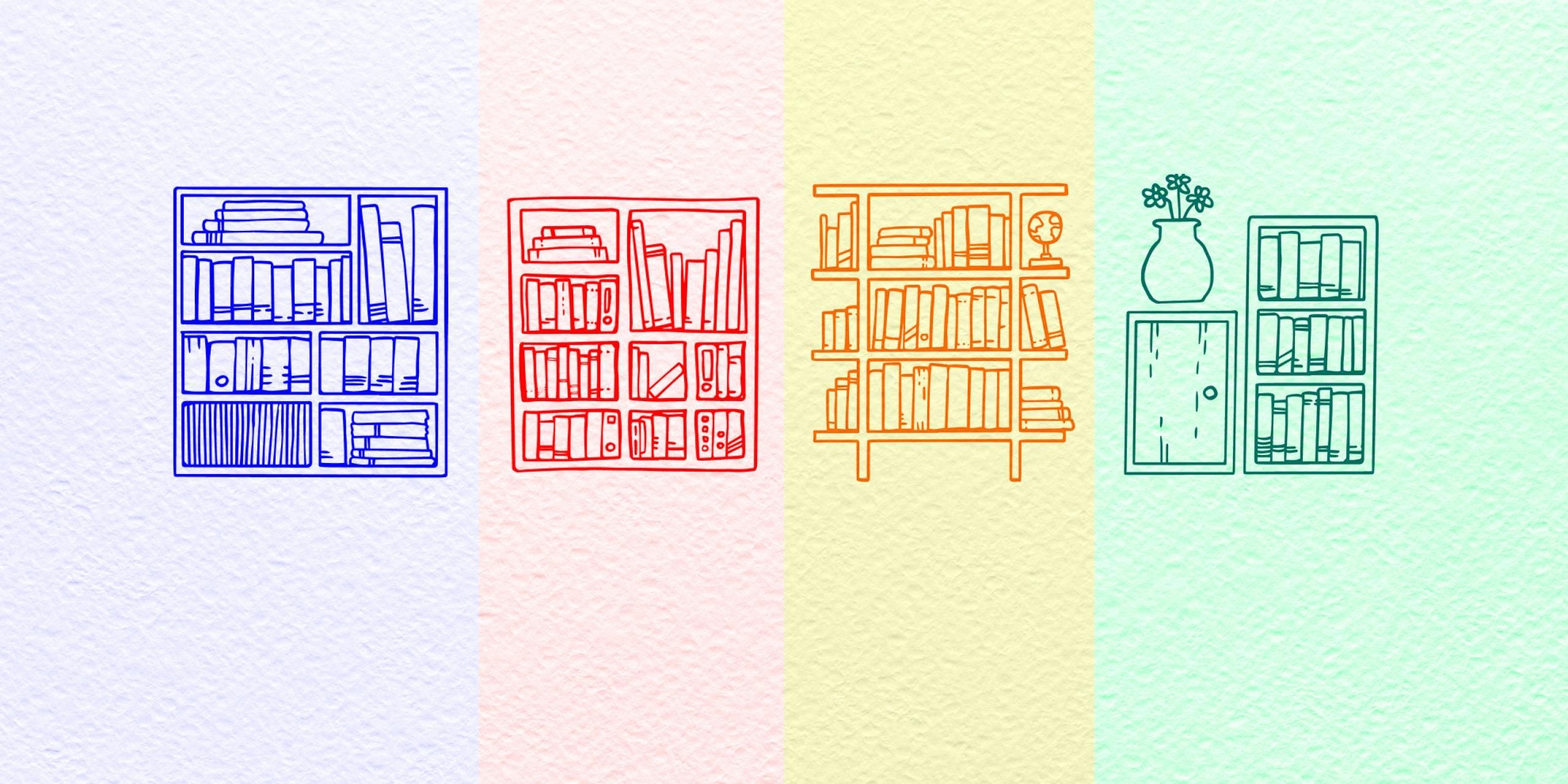 How to organise your bookshelves 