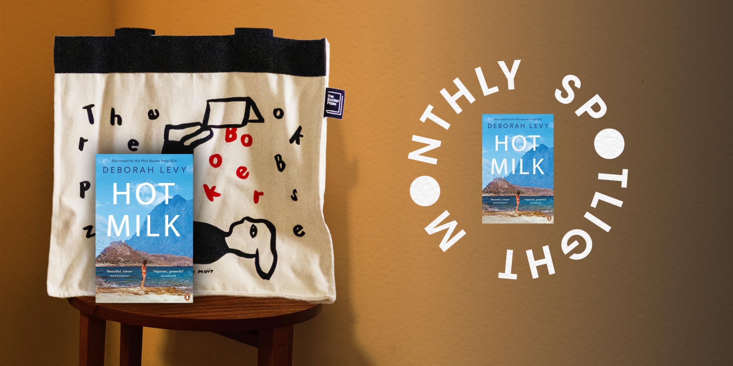 Image of Hot Milk book and Booker Prize tote bag