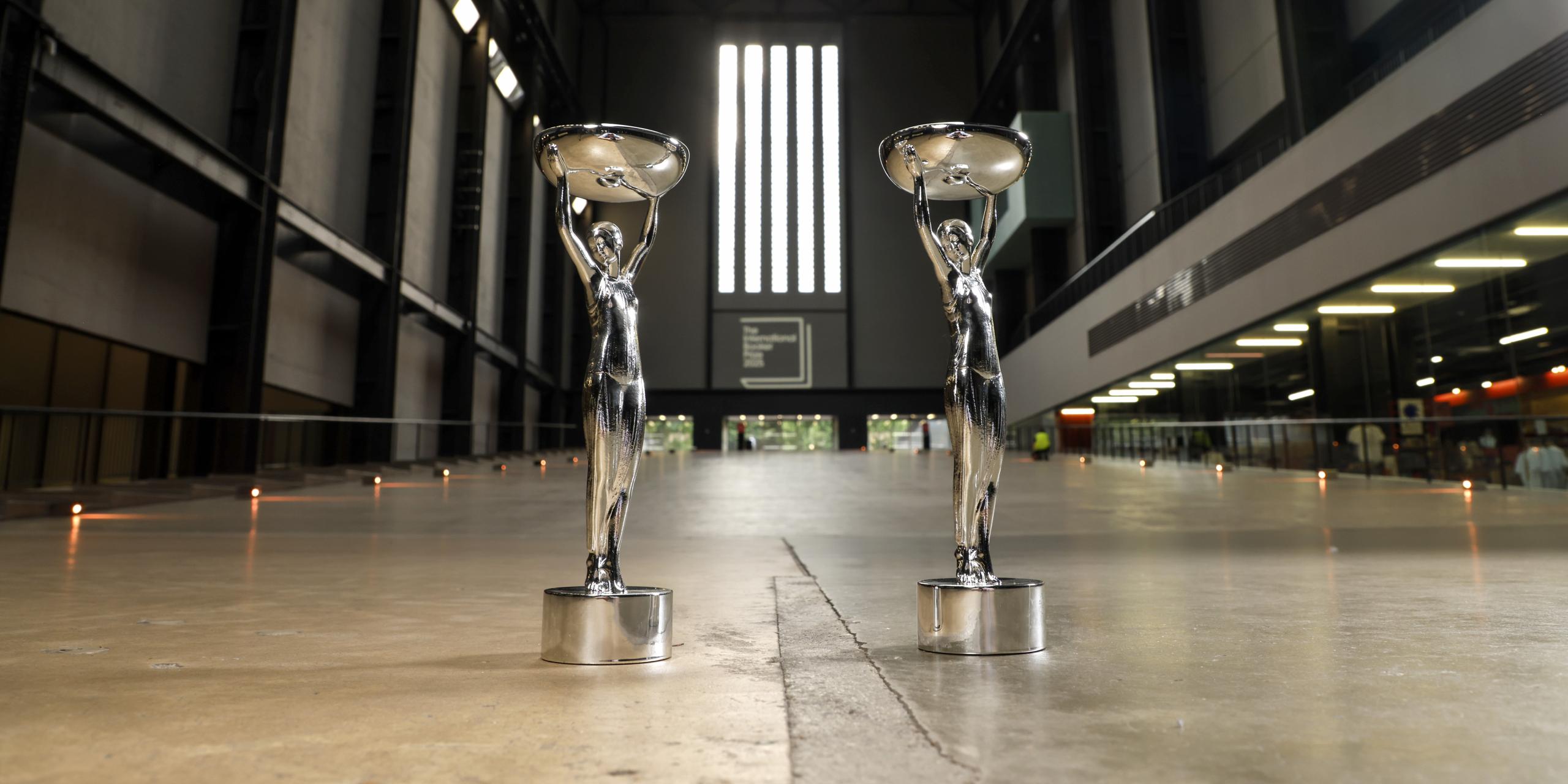 International Booker Prize trophy