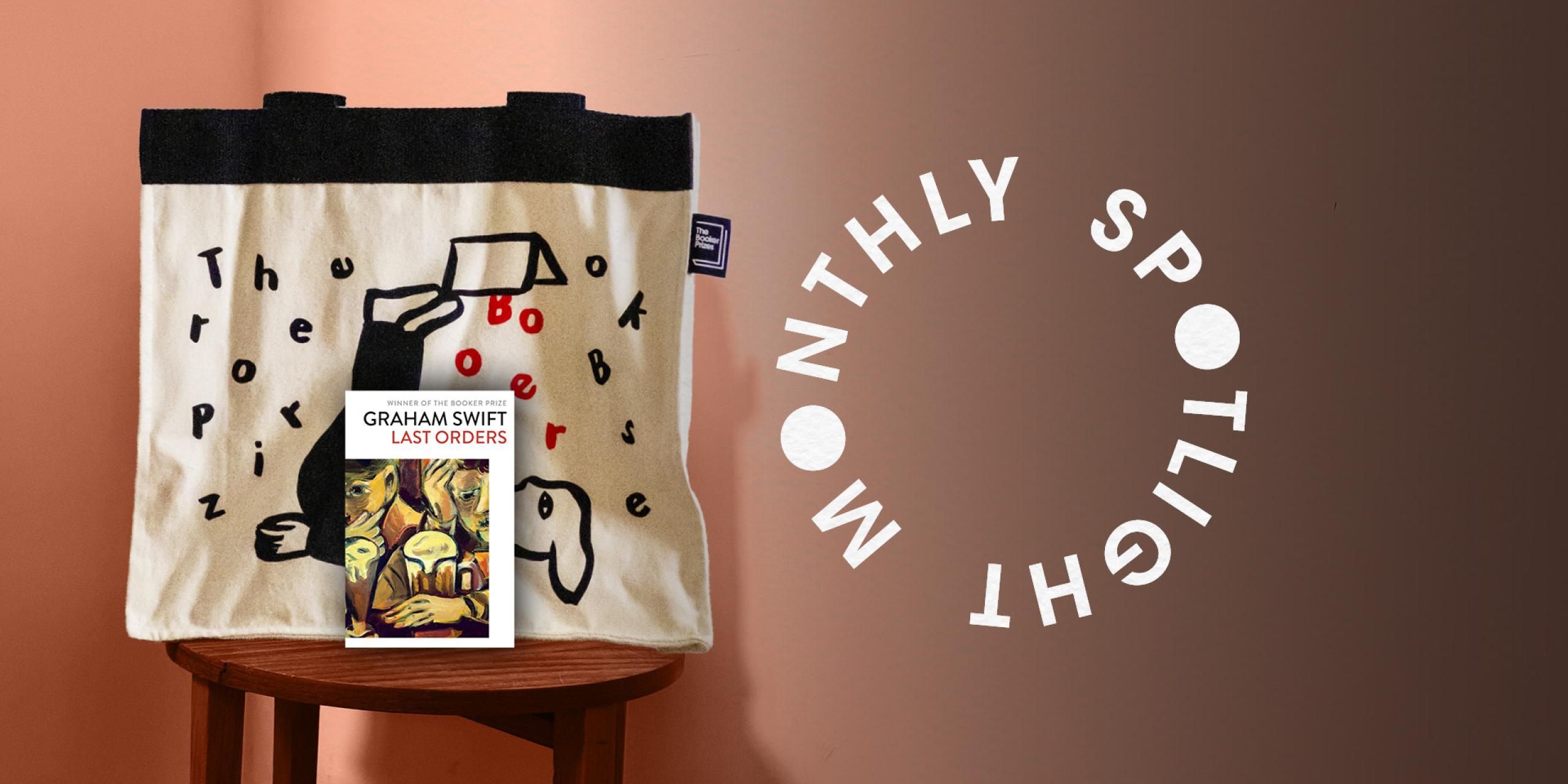 Booker Prize tote bag and Last Orders book