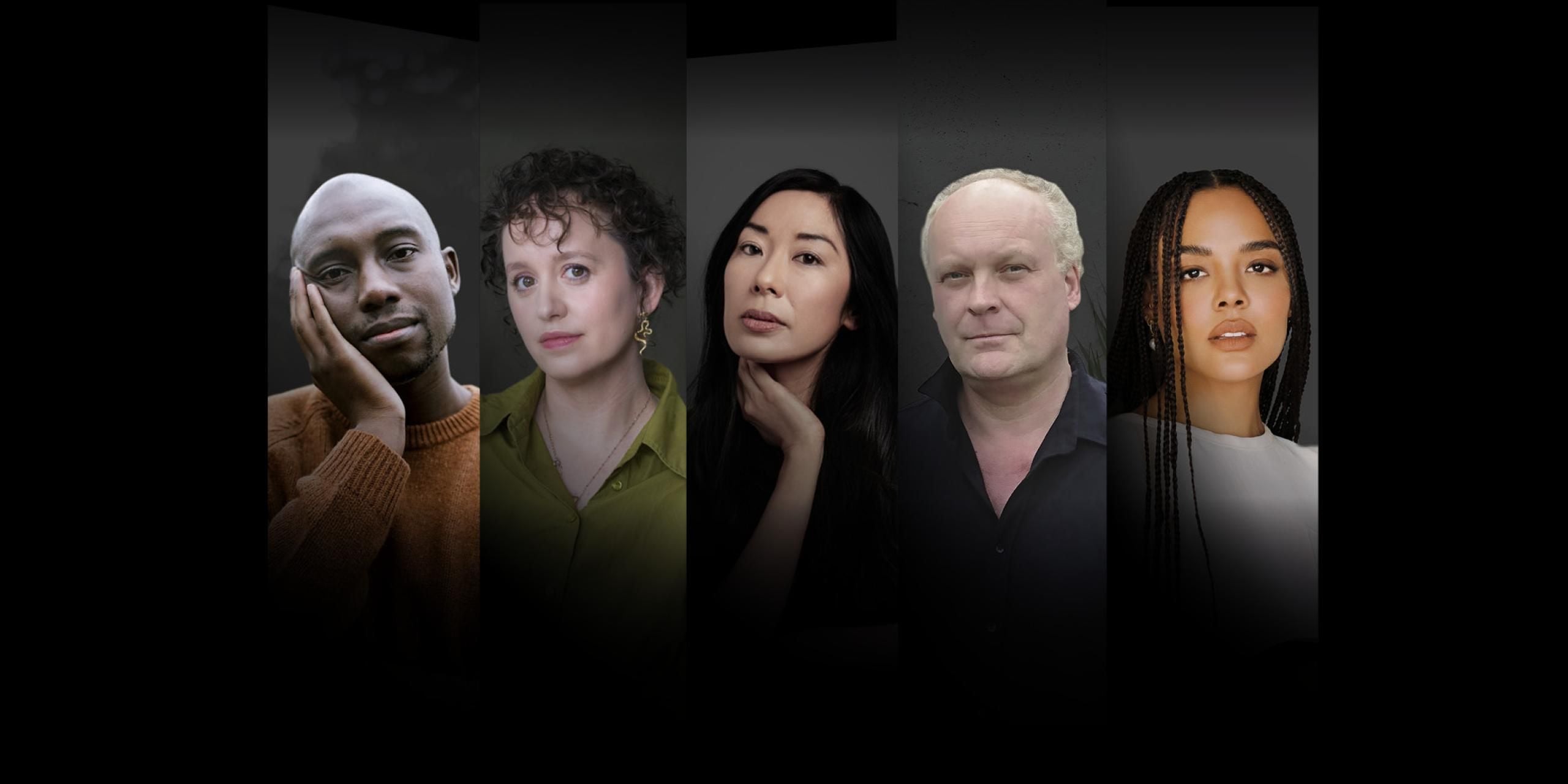 The Bukhman International Booker Prize 2027 judges: Caleb Azumah Nelson, Olga Ravn, Katie Kitamura, Patrick McGuinness, Tessa Thompson.