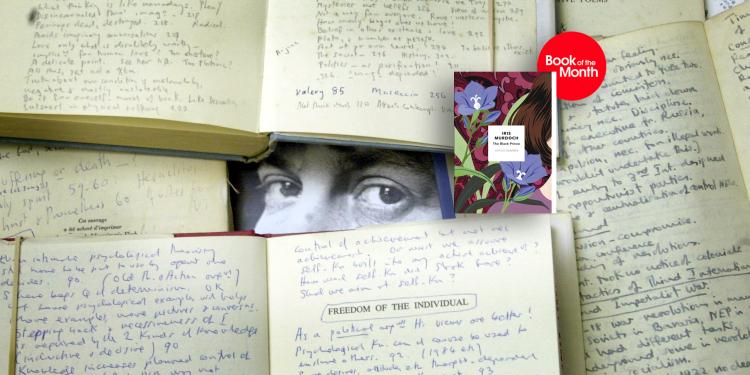 A selection of hand written notes in some of the books from Dame Iris Murdoch's working library