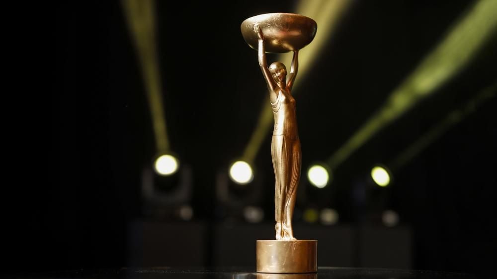 Iris, the Booker Prize trophy
